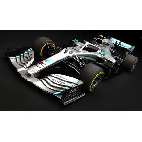3D model F1 Mercedes AMG W10 2019